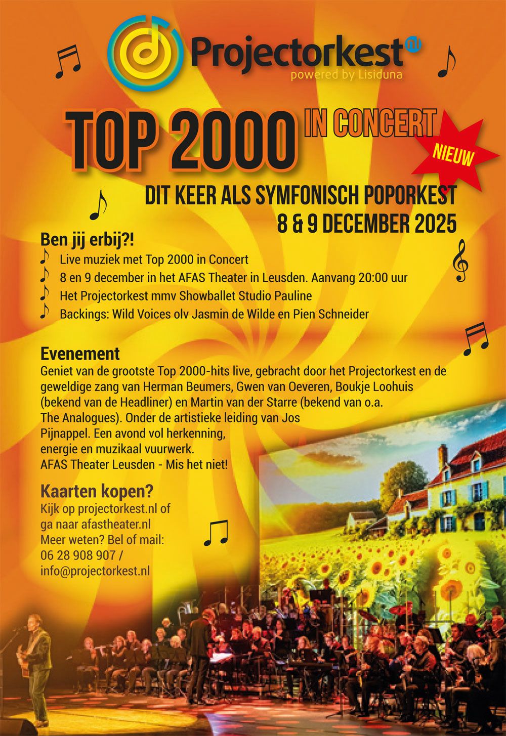 Projectorkest flyer NIEUW